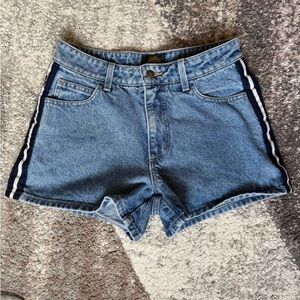 Paris Blues denim shorts / striped / women’s/junior’s / 5